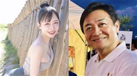 日本國民民主黨主席玉木雄一郎、小泉美雪