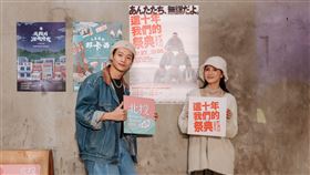 演員黃冠智與張寗合影。（圖／北投小戲節提供）