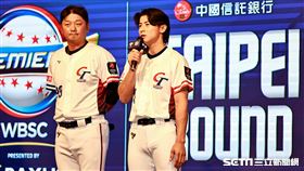 ▲世界12強棒球錦標賽賽前記者會，台灣隊隊長陳傑憲受訪。（圖／記者劉彥池攝影）