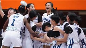 美和科大女籃隊力拼UBA四強。（圖／美和科大提供）