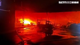 火警,草屯菜市場,南投（圖／翻攝畫面）