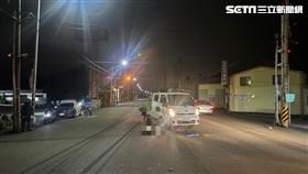 死亡車禍,苗栗,腳踏車,老翁,撞擊,輾斃（圖／翻攝畫面）