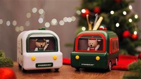  星巴克小熊按壓桌曆集點兌換活動。（圖／品牌業者提供）