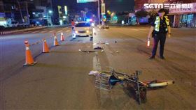 死亡車禍,單車,婦人,左轉,撞飛,彰化（圖／翻攝畫面）