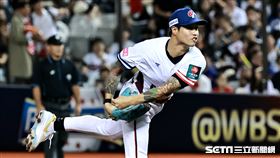 ▲世界12強棒球錦標賽，台灣隊先發投手林昱珉。（圖／記者劉彥池攝影）