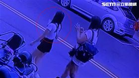 ▲王女(左邊)最後畫面曝光！他跟閨蜜(右邊)相約租屋處一起去機場。（圖／翻攝畫面）