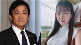 日本民主黨黨代表玉木雄一郎與高松市觀光大使小泉美雪。（合成圖／翻攝自維基百科、社群網站X）