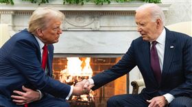 拜登,川普 美聯社 達志影像