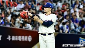 ▲世界12強棒球錦標賽台多大戰，多明尼加先發投手威能帝6局失1分退場。（圖／記者劉彥池攝影）