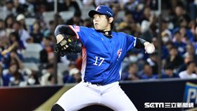 ▲世界12強棒球錦標賽台多大戰，台灣隊第4任投手陳冠宇。（圖／記者劉彥池攝影）