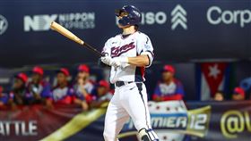 韓國隊三壘手金倒永4打數敲3安、含2轟，一人就貢獻5分打點。（圖／WBSC提供）