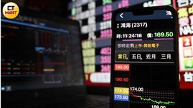 台股14日收在22,715.38點，下跌144.85點。（示意圖／劉耿豪攝）