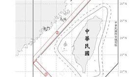1131115_臺海周邊海、空域活動示意圖（圖／國防部提供）