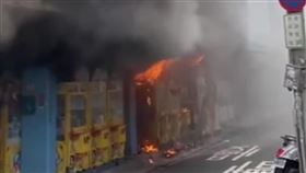 台中、中區、台灣大道、娃娃機店、火災、火警