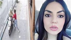 一名女子反擊性騷擾男，卻因沒戴頭巾反遭伊朗政府逮捕拘留。（圖／翻攝自X）