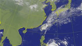 天兔颱風減弱為熱帶性低氣壓。（圖／氣象署）