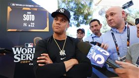 ▲索托（Juan Soto）和紅襪會面3小時，對紅襪準備的簡報印象深刻。（圖／美聯社／達志影像）