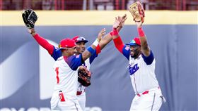 古巴隊16日在天母棒球場擊敗澳洲隊，本屆12強首勝終於到手。（圖／WBSC提供）