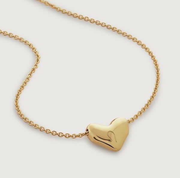 （圖／翻攝自monicavinader.com）Heart Chain Necklace