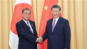 石破茂與習近平（翻攝中國政府網微博）