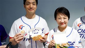 蔣萬安、盧秀燕合體　赴大巨蛋聲援台灣隊