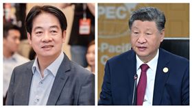 賴清德、習近平（組合圖）