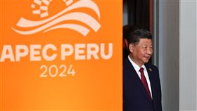 APEC經濟領袖會議　習近平出席2024亞太經濟合作會議（APEC）年會進入尾聲，經濟領袖會議於秘魯當地時間16日上午登場，中國國家主席習近平（圖）出席。中央社記者翁睿坤利馬攝  113年11月17日