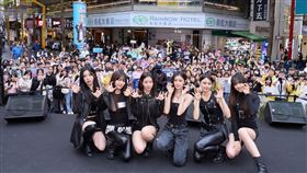 GENBLUE幻藍小熊簽票感謝會。左起AYEON、采甄、XXIN、毓、許媛媛、NICO。（圖／天空娛樂提供）