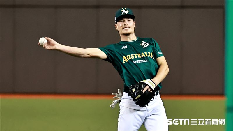 澳洲隊大聯盟選秀「狀元」巴札納(Travis Bazzana)。(圖/記者劉彥池攝影)