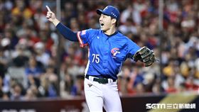 ▲世界12強棒球錦標賽，台灣隊先發投手郭俊麟飆出三振。（圖／記者劉彥池攝影）