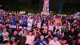 新北民眾熱情為台灣隊應援