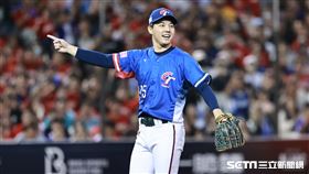 ▲世界12強棒球錦標賽，台灣隊先發投手郭俊麟3.2局失1分退場。（圖／記者劉彥池攝影）