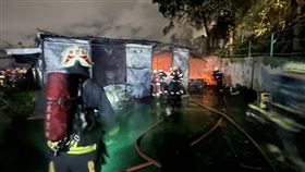 樹林大同山景觀餐廳火警。（圖／翻攝畫面）