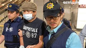 警方訊後將陳男依恐嚇公眾、傷害、毀損等罪嫌移送法辦。（圖／記者楊忠翰攝影）