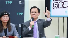 張啓楷出席民眾黨團 「總預算案卡關有解方？民進黨別再自己卡自己」記者會（圖／民眾黨提供）