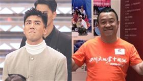 曾志偉淚灑TVB台慶。（圖／翻攝自TVB官方微博、曾志偉微博）