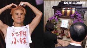 吳克群爺爺靈堂曝光！一切從簡，高市議長康裕成、副議長曾俊傑昨(19)日帶領一級主管前往追悼。（圖／翻攝畫面）
