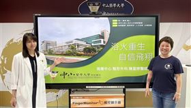 營火爆炸，全身31％燒燙傷，精油老師清創植皮2次，1個月傷癒出院(圖／中山附醫提供)