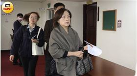 ▲勞動部長何佩珊20日赴立法院備詢。（圖／CTWANT）