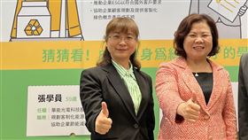 勞動力發展署北基宜花金馬分署輕生案，分署長謝宜容(左)陷入風暴，右為前勞動部長許銘春。（圖／翻攝自勞動力發展署北基宜花金馬分署網站）