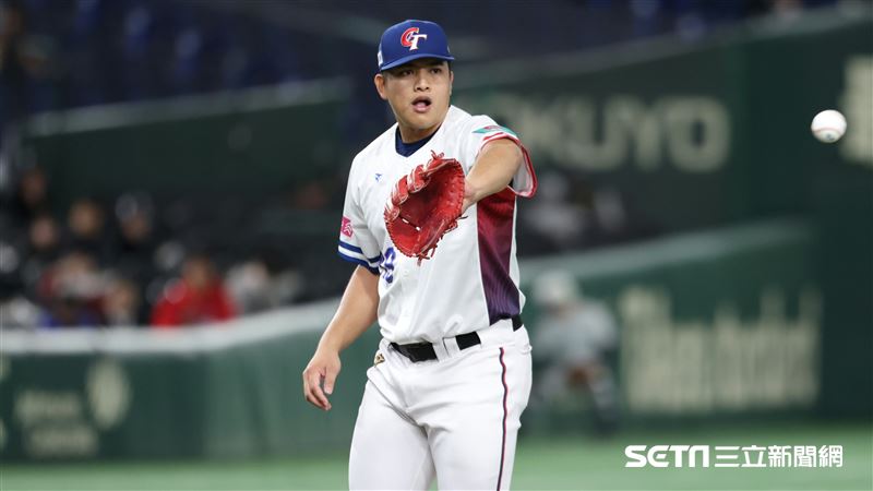 世界12強棒球錦標賽，台灣隊投手黃恩賜。（資料圖／記者劉彥池攝影）