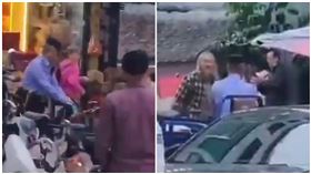 公安,老人,中國,廣東省,廣州市,中共