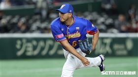 ▲世界12強棒球錦標賽複賽，委內瑞拉終結者富藍戈。（圖／特派記者劉彥池攝影）