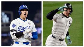 ▲大谷翔平（左）和賈吉（Aaron Judge）（右）都以全票之姿拿下MVP。（圖／美聯社／達志影像）