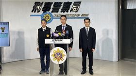 刑事局宣布偵破首宗偽冒111詐騙簡訊案。（圖／記者李依璇攝影）