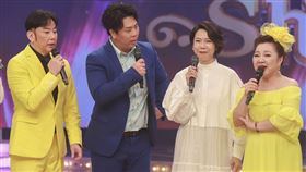 左起陽帆、邵大倫、曾心梅、白冰冰。（圖／民視提供）