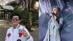 張哲瀚帶動台下觀眾一同高唱《中國人》。(圖／張哲瀚提供）