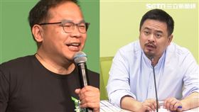 王義川（左）遞補不分區立委、洪申翰（右）接任勞動部長。