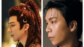 《珠簾玉幕》男主角劉宇寧（左）被覺得跟派翠克長很像（翻攝微博及派翠克臉書）