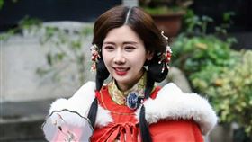 福原愛穿漢服被稱讚。（圖／翻攝自福原愛微博）